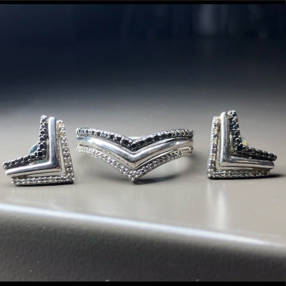 Kay Jewelers Black Diamond Set